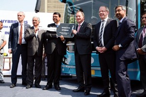 Navi Mumbai gets Volvo hybrid bus