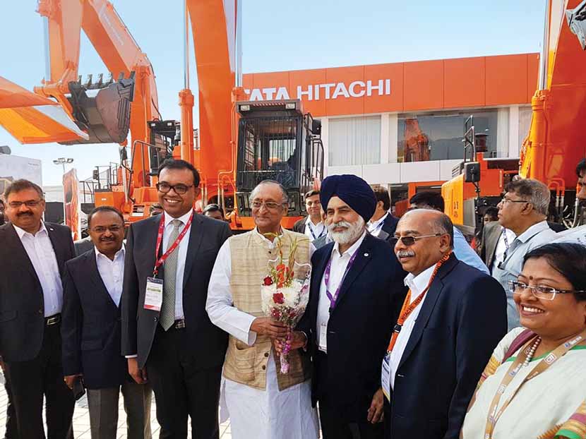 Tata Hitachi excavators at IMME, Kolkata