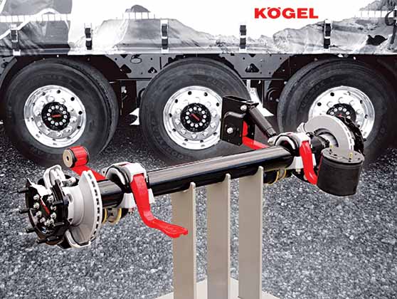 New trailer axle for Kögel Trailers