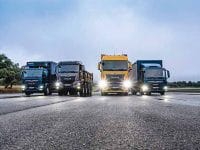 MAN presents the new generation of trucks in February 2020: TGL, TGS, TGX and TGM (from left). 
MAN präsentierte im Februar 2020 seine neue Lkw-Generation: TGL, TGS, TGX und TGM (von links)