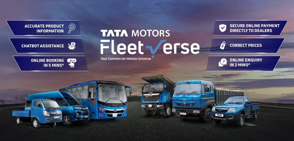 Tata Motors Launches Fleet Verse, a Digital Marketplace for Its Entire Range of Commercial Vehicles