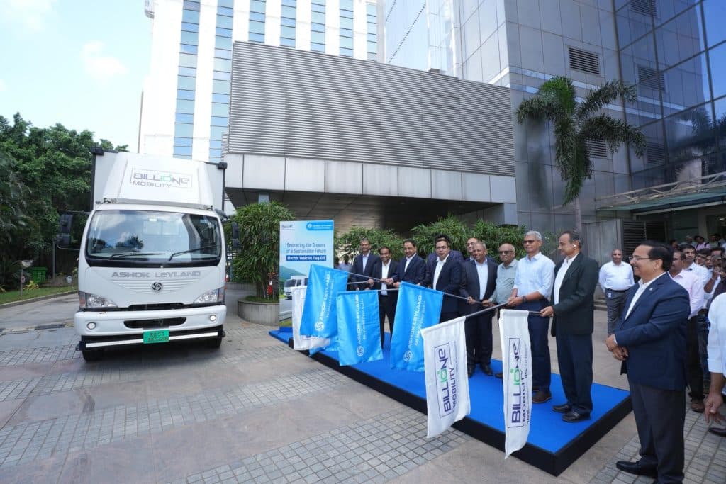 Ashok Leyland Delivers AVTR 55T and BOSS Electric Trucks to BillionE