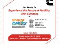 Cummins Group in India to showcase advanced integrated solutions for commercial vehicles at the Bharat Mobility Global Expo 2025