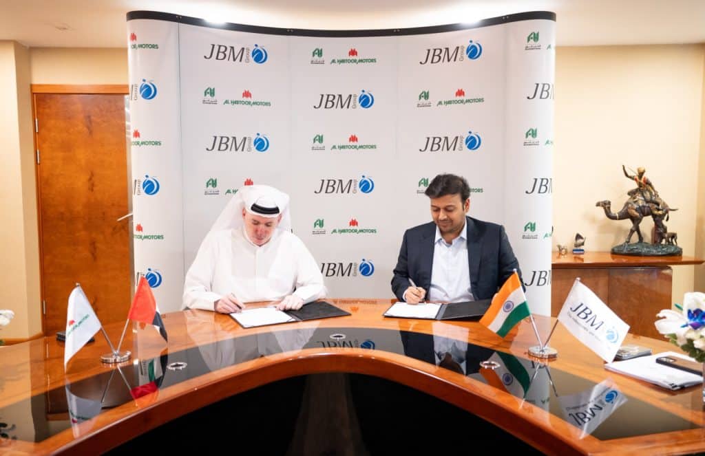JBM Electric Vehicles and Al Habtoor Motors forge strategic partnership to drive e-mobility in the UAE