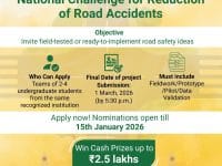 SIAM Launches National Road Accident Reduction Challenge 2026 for College Students to Reduce Road Accidents