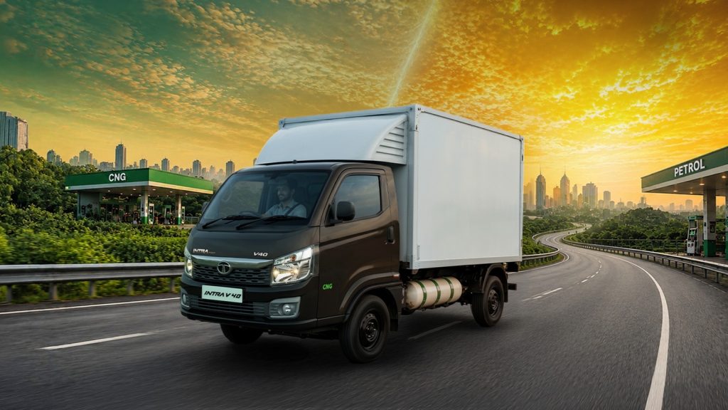 Tata Motors Targets Last-Mile Cargo Segment with New Intra V40 Bi-Fuel Pickup